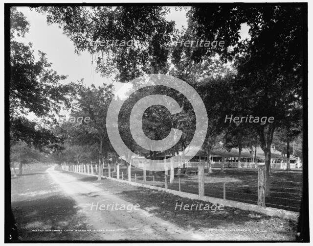 Seashore Camp Grounds, Biloxi, Miss., c1900. Creator: Unknown.