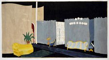 Stage design for the theatre play The Lady of the Camellias by Alexandre Dumas, 1934. Creator: Leistikow, Ivan (Johannes) (active 1930s).
