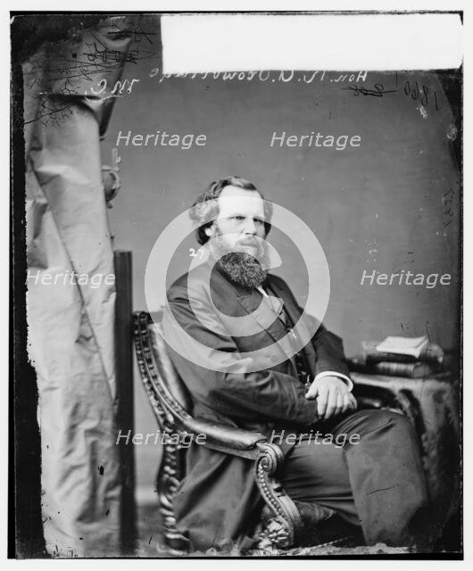 Rowland Ebenezer Trowbridge of Michigan, between 1860 and 1875. Creator: Unknown.