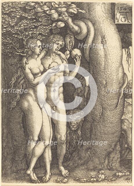 The Temptation by the Snake, 1540. Creator: Heinrich Aldegrever.