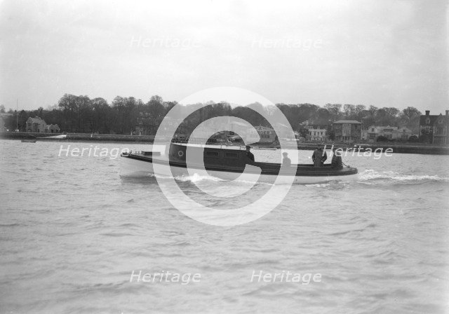 Mitcham 35ft steel motor launch. Creator: Kirk & Sons of Cowes.