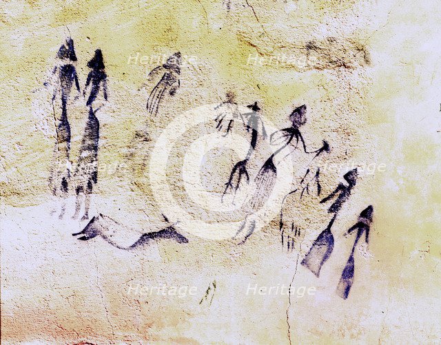 Cave Paintings, these are typical of the Levantine art found in the Roca dels Moros or Cogull Cav…