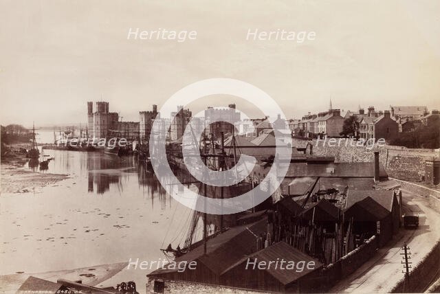 Caernarvon, between 1870 and 1880. Creator: James Valentine.