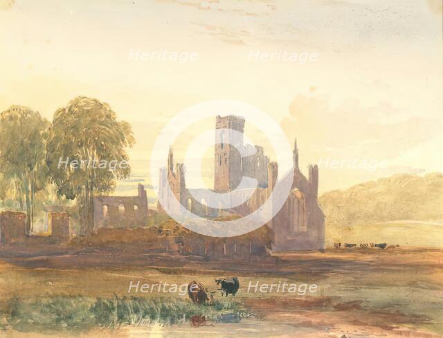 Ruins of an Abbey - Evening, c1820s-1840s. Creator: David Cox the Elder.