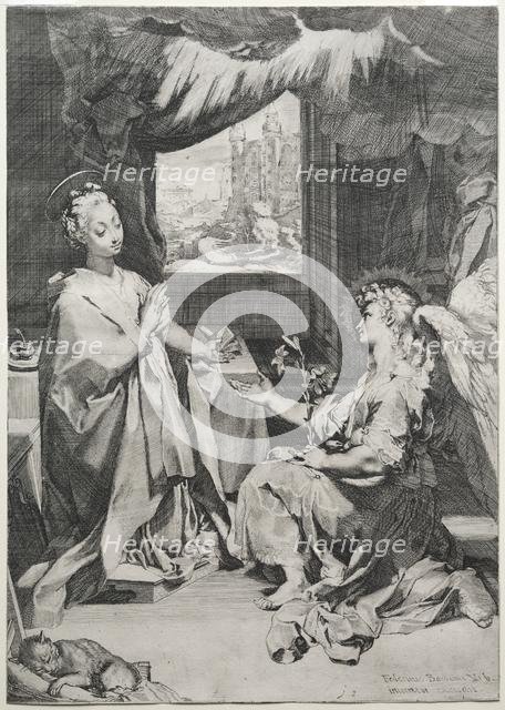 The Annunciation, c. 1585. Creator: Federico Barocci (Italian, 1528-1612).