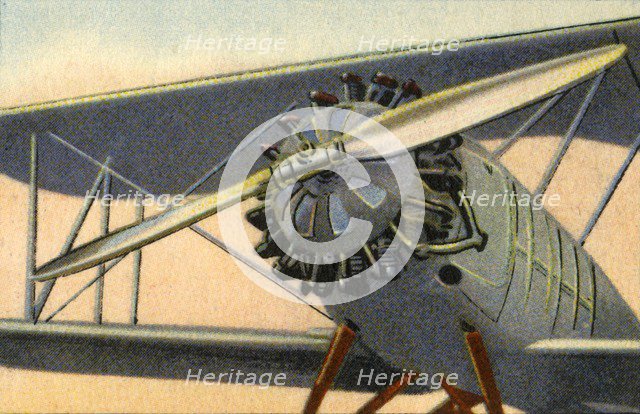 Aeron-Reed metal propeller made by the Heddernheimer Kupfer-Werk (copper works), 1932.  Creator: Unknown.