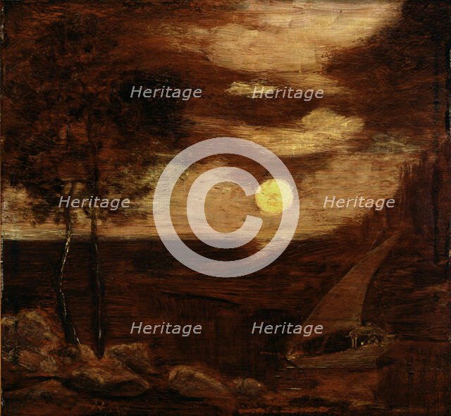 The Lovers' Boat, ca. 1881. Creator: Albert Pinkham Ryder.