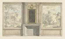 Room wall design, c.1752-c.1819. Creator: Juriaan Andriessen.