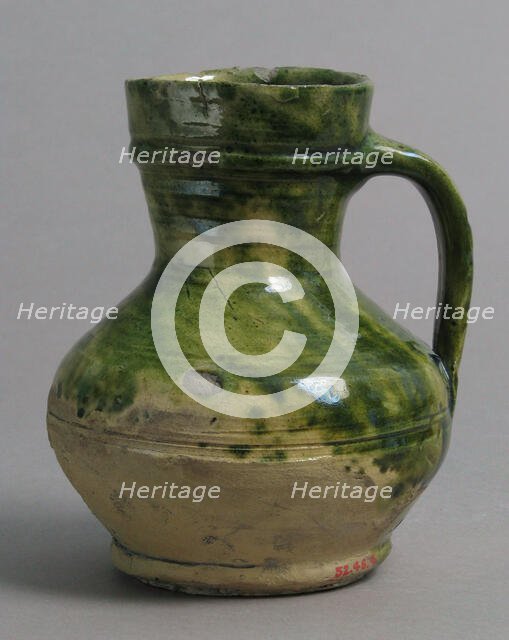 Jug, British, 15th-16th century. Creator: Unknown.