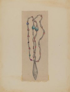 Necklace, 1935/1942. Creator: George B. Wally.