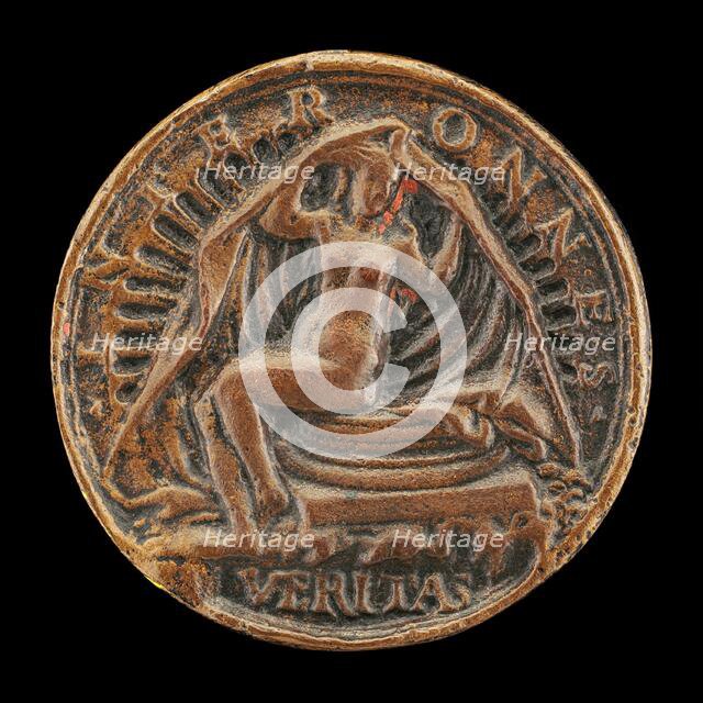 Truth Unveiling Herself [reverse], probably 1540/1554. Creator: Pastorino Pastorini.