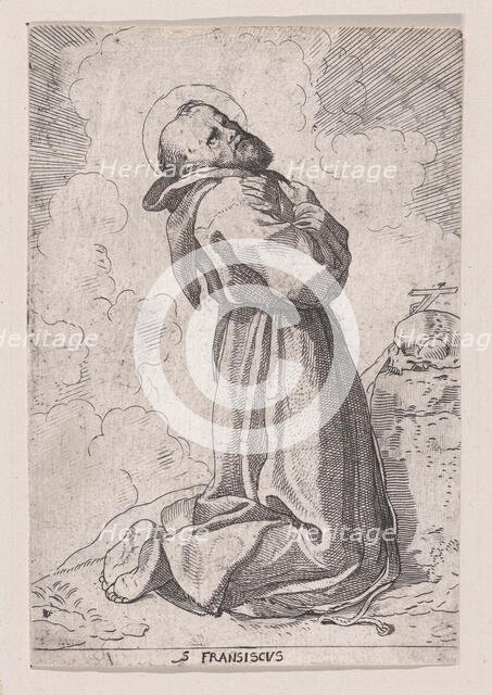 St. Francis, ca. 1612-13. Creator: Willem Pietersz. Buytewech.