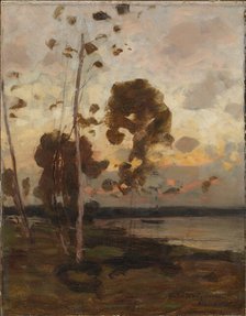 After the Sunset, Landscape from aland, 1886. Creator: Victor Westerholm.