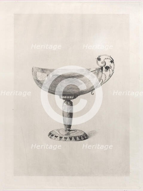 Oriental Cup Made from Agate, 1868. Creator: Jules-Ferdinand Jacquemart.