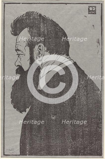 Ferdinand Hodler, 1904. Creator: Emil Orlik.