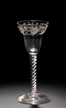 Wine Glass, 1750-1799. Creator: Unknown.