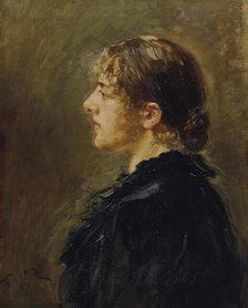 The artist's daughter, 1890. Creator: Fritz Karl Hermann von Uhde.