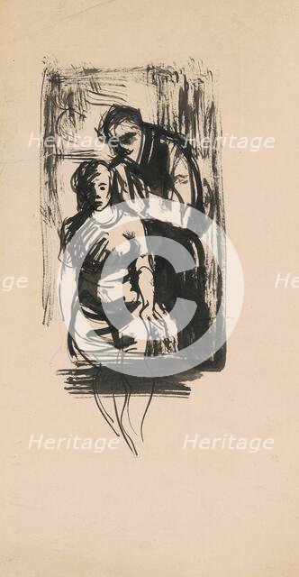 Lovers, 1940-1944. Creator: Ján Novák.