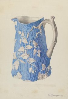 Water Pitcher, c. 1940. Creator: Carl Buergerniss.