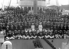 A ship's crew on deck, early 20th century. Artist: Unknown