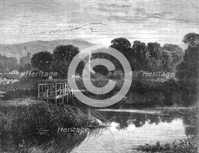 The Turner Gold Medal Landscape of the Royal Academy, by F. Trevelyan Goodall, 1868. Creator: Mason Jackson.