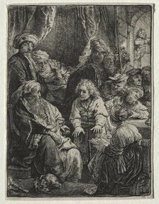 Joseph Telling his Dreams, 1638. Creator: Rembrandt van Rijn (Dutch, 1606-1669).