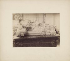 Tombstone of Maria Mniszechowa in the church, Dukla, 1893. Creator: Stanislaw Tomkowicz.