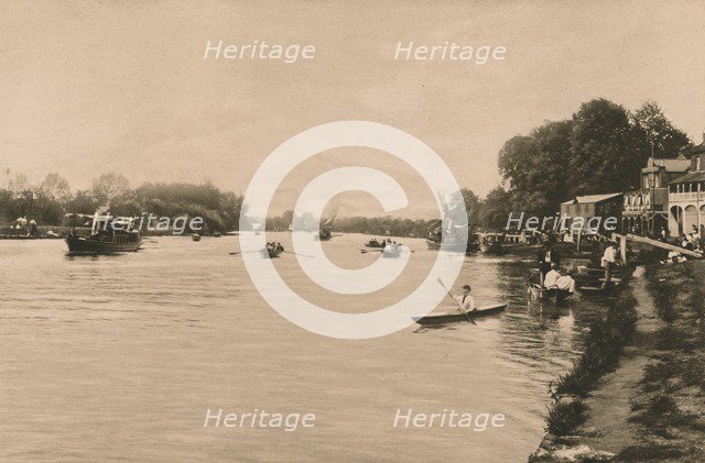 'The Reach, Walton-On-Thames', 1902. Artist: Unknown.