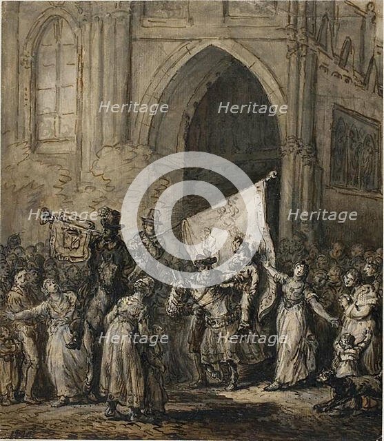 Scene of the Revolution, 1826. Creator: Jean Pierre Norblin.