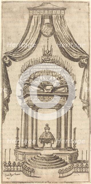 The Catafalque, 1612. Creator: Jacques Callot.