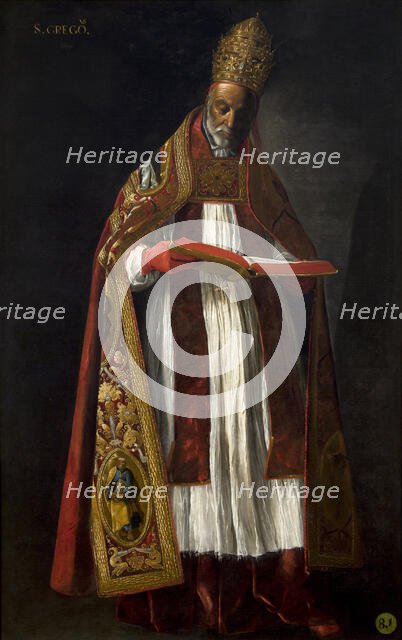 Saint Gregory the Great, 1626-1627. Creator: Zurbarán, Francisco, de (1598-1664).