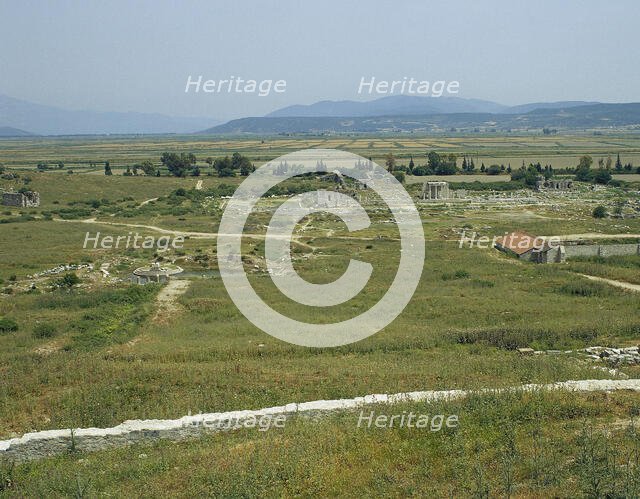 North agora, near via Sacra, Miletus, Anatolia, Turkey, 300-133 BC (1999). Creator: Unknown.