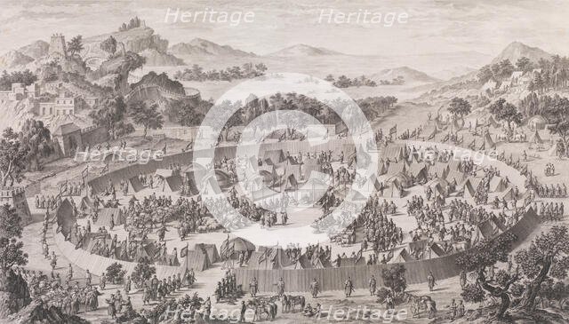 The Defeat of Chief Uš-Turfan and his City, 1774. Creator: Pierre Philippe Choffard.