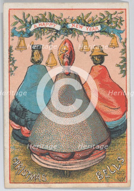 Greeting Card, 1866. Creator: Charles Henry Bennett.