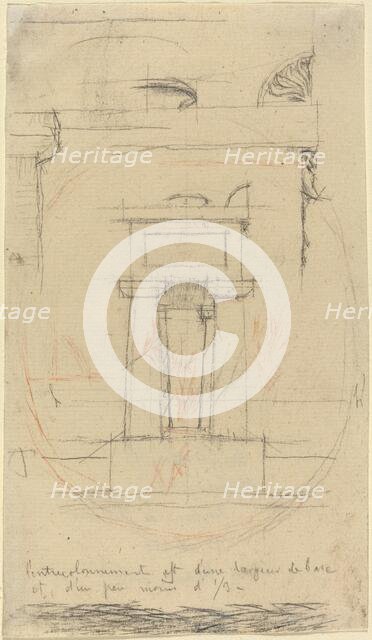 Moliere's Tomb, probably c. 1854. Creator: Charles Meryon.