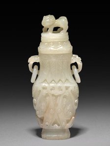 Chinese Jade Incense Set, 1644-1911. Creator: Unknown.