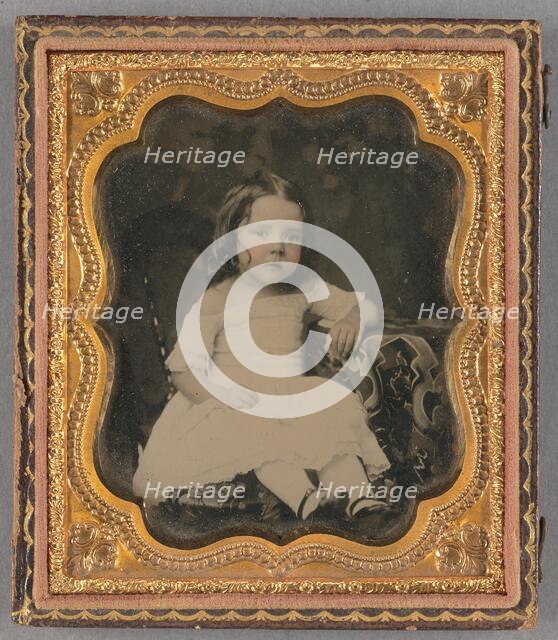 Portrait of a Girl, about 1860. Creator: Unknown.