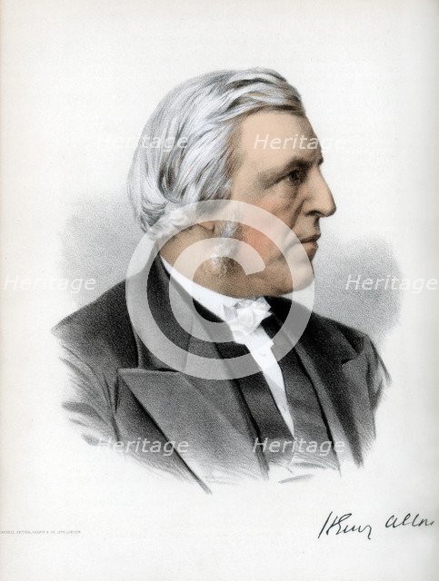 Henry Allon, English Nonconformist divine, c1890.Artist: Cassell, Petter & Galpin