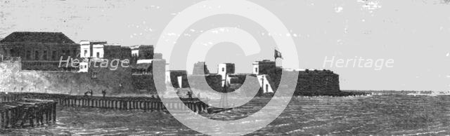 'The Port of Al Araish; Visit to the Sultan of Morocco, at Fez, in the spring of 1871', 1871. Creator: T. Blackmore.