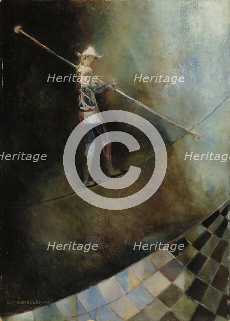 The Rope-Dancer, 1944. Creator: Ole Kandelin.