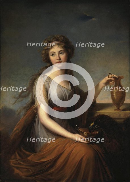 Portrait of Anna Pitt as Hebe, 1792. Artist: Vigée-Lebrun, Marie Louise Elisabeth (1755-1842)