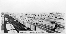 Freight yards, Winnipeg, Manitoba, Canada, c1920s. Artist: Unknown