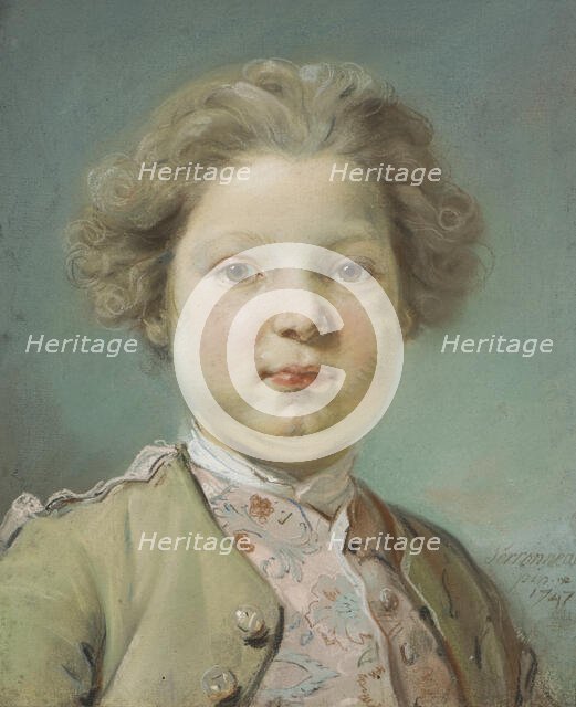 Portrait of a Boy, 1747. Creator: Jean-Baptiste Perronneau.
