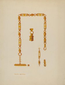 Watch Chain, c. 1937. Creator: Tulita Westfall.