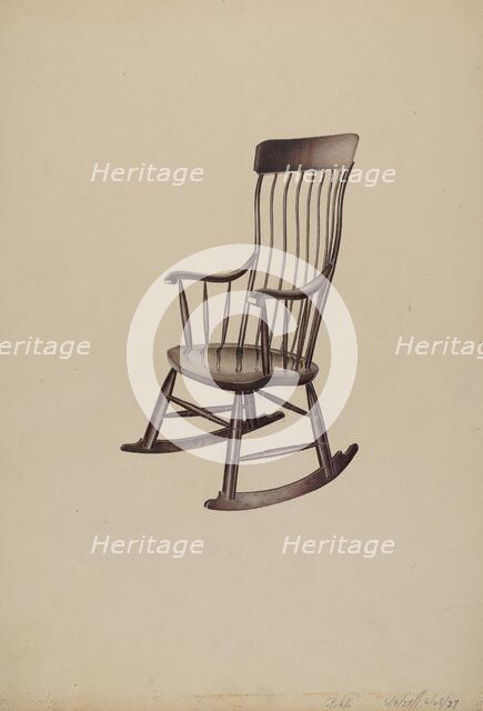 Rocking Chair, 1937. Creator: Robert Pohle.