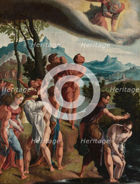 The Baptism of Christ, c.1535. Creator: Workshop of Jan van Scorel.