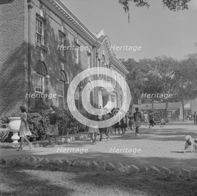 Bethune-Cookman College, Daytona Beach, Florida, 1943. Creator: Gordon Parks.