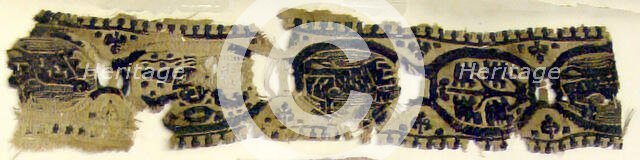 Textile Fragment, Coptic, 5th century. Creator: Unknown.