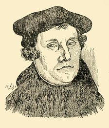 Martin Luther, 1529, (c1930). Creator: Unknown.