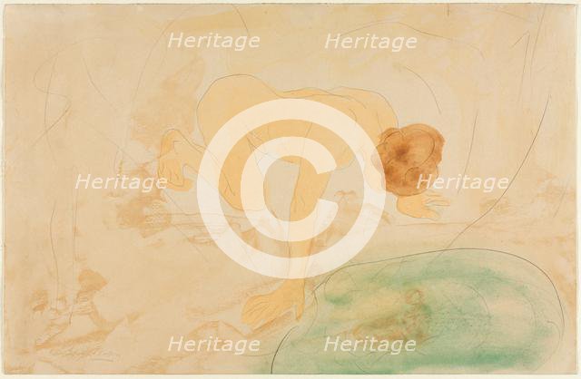 The Reflection, c. 1900-10. Creator: Hand B; Auguste Rodin (French, 1840-1917), style of.